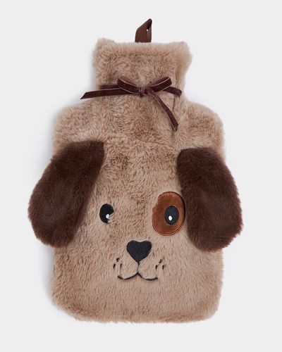 Dog Applique Hot Water Bottle